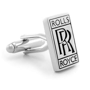 Rolls-Royce Cufflinks Car Logo Silver Front