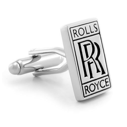 Rolls-Royce Cufflinks Car Logo Silver Front
