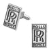 Rolls-Royce Cufflinks Car Logo Silver Pair