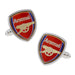 Arsenal Cufflinks Silver Football Club Soccer Pair