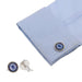 Chelsea Cufflinks Football Club Silver Image On Shirt Sleeve