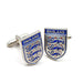 England Football Team Cufflinks Soccer Sport Silver Pair