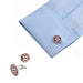 FC Bayern Munich Cufflinks Football Club Sport Soccer Silver On Shirt Sleeve