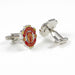 Manchester United Cufflinks Football Club Soccer Silver Image Pair