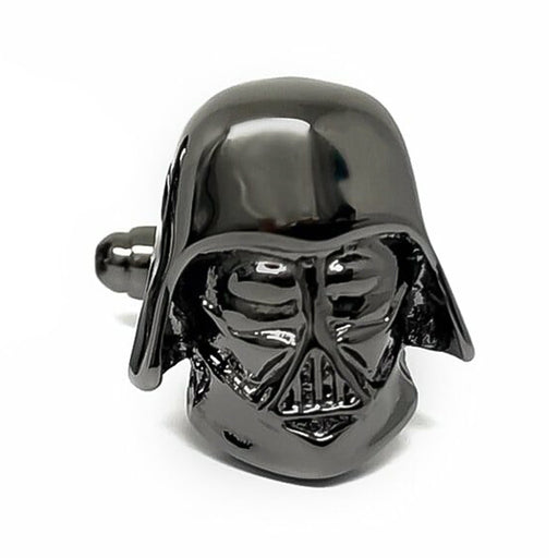 Star Wars Darth Vader Cufflinks Gunmetal Black Image Front