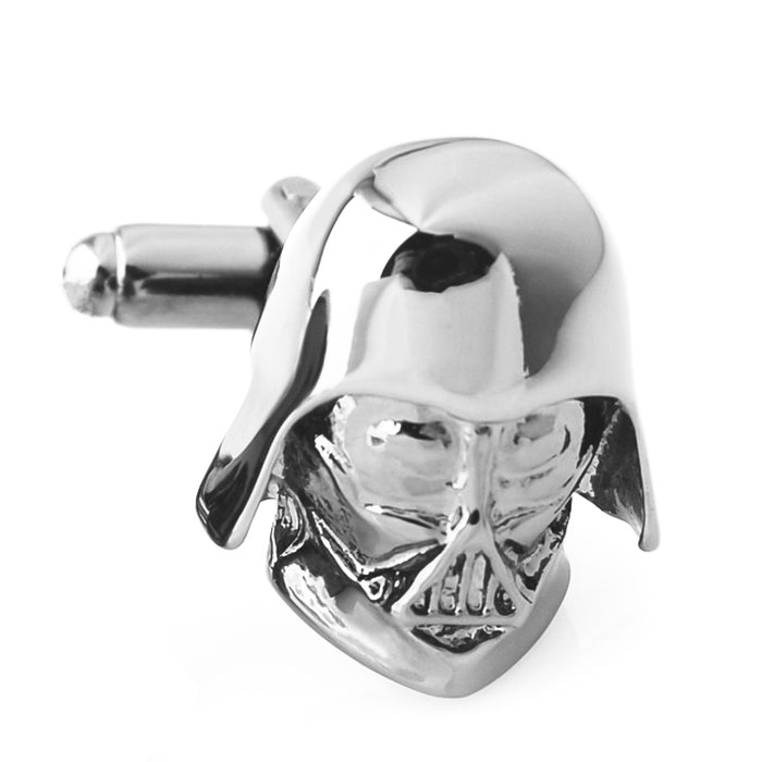 Star Wars Darth Vader Cufflinks Silver Front Image