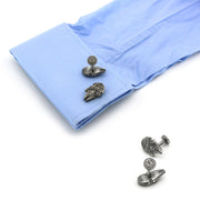 Star Wars Millennium Falcon Cufflinks On Shirt Sleeve