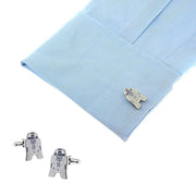 Star Wars R2-D2 Droid Cufflinks Image On Shirt Sleeve
