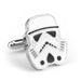 Star Wars Storm Trooper Cufflinks Flat White Image Front