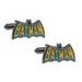 Batman Cufflinks Gunmetal Black 2008 The Brave and The Bold Pair