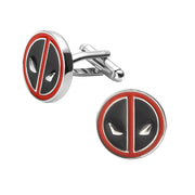 Deadpool Cufflinks Red And Black Pair