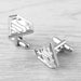 Outlined Superman Cufflinks Silver Display
