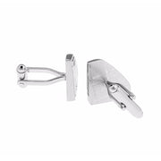 Superhero Superman Cufflinks Silver Back Image