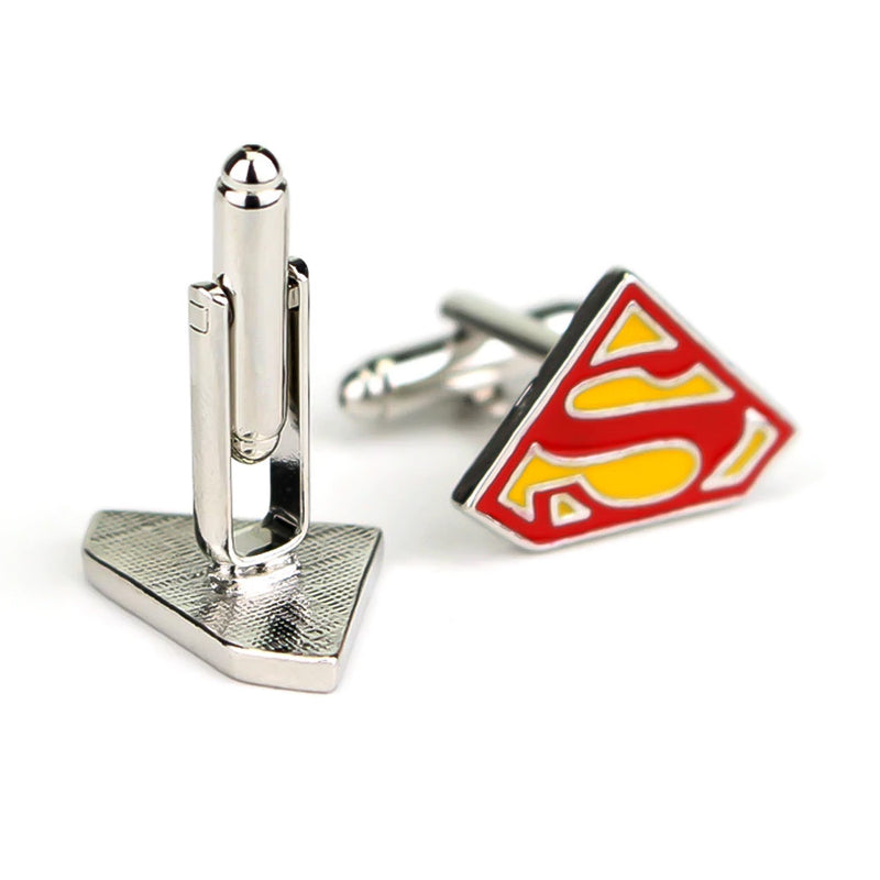 Cufflinks - Superhero Superman (Red & Yellow)