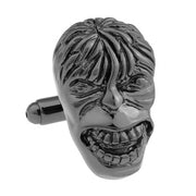 Hulk Cufflinks Gunmetal Black Front