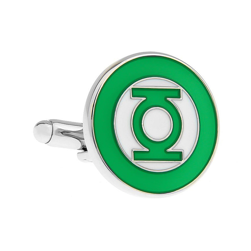 Superhero Green Lantern Cufflinks Image Front