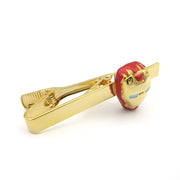 Iron Man Tie Clip Gold Superhero Image Front