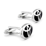 Toyota Cufflinks Car Logo Pair Side