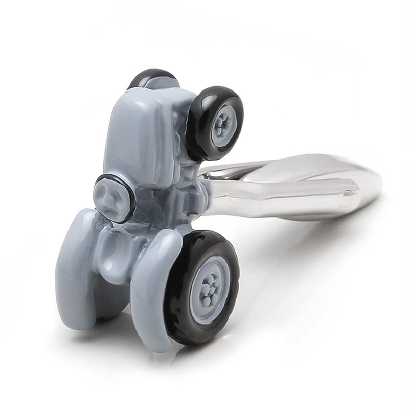 Farm Tractor Cufflinks Grey Top Image