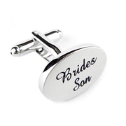 Brides Son Cufflinks Silver Front Image