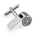 Referee Whistle Cufflinks Sport Silver Image Side View