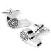 Referee Whistle Cufflinks Sport Silver Image Pair Front