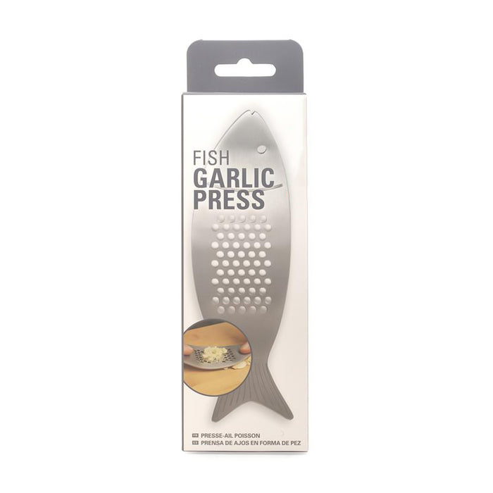 Fish Garlic Press Stainless Steel Packaging