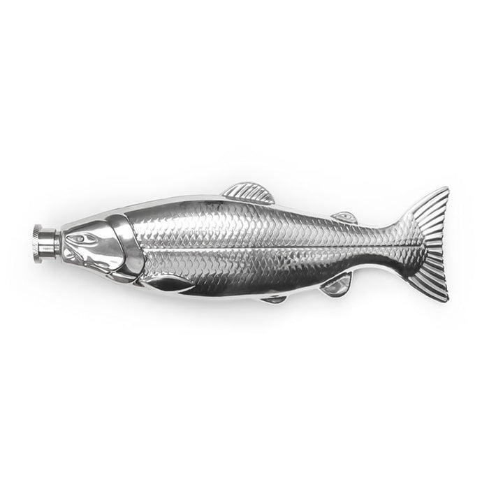 Fish Hip Flask Gift Set For Men Stainless Steel Fishing