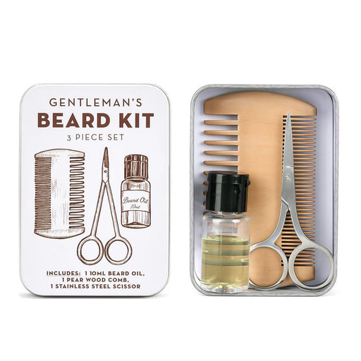 Gentleman's Beard Kit Gift Set For men with Comb, Oil and Scissor