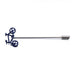 Bicycle Lapel Pin Navy Blue Side View