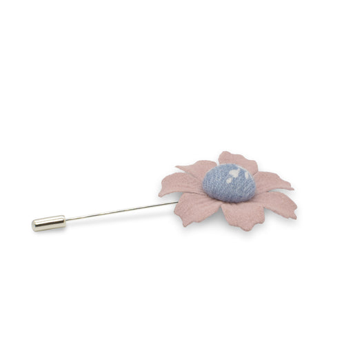 Lapel Pin - Button Flower (Dusty Pink) | That Bloke