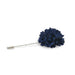 Navy Blue Lapel Flower Pin