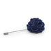 Light Navy Blue Lapel Flower Circular Shape