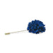 Royal Blue Lapel Flower Pin