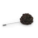Dark Chocolate Brown Lapel Pin Flower Circular shape