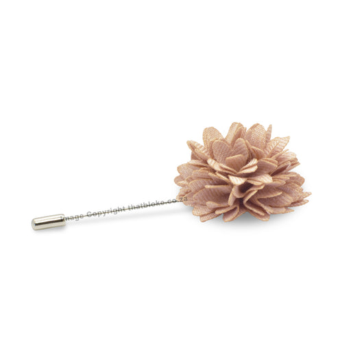 Light Copper Flower Lapel Pin