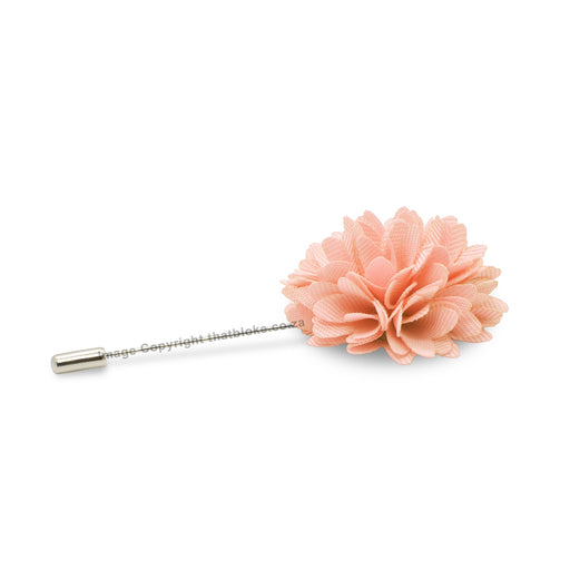 Light Peach Flower Lapel Pin