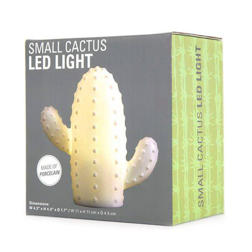 Cactus LED Light Small Porcelain Box
