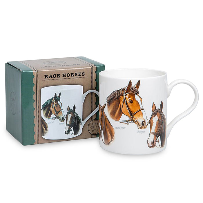 Classic Horse Mug Famous Racehorses Gift Set Boxed