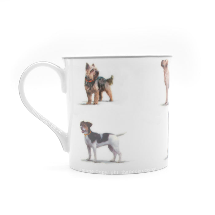 Dog Breed Mug Man's Best Friend Fine China Ceramic Left Side