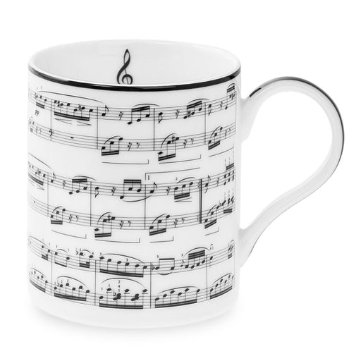 Music Notes Sheet Mug Gift Set 