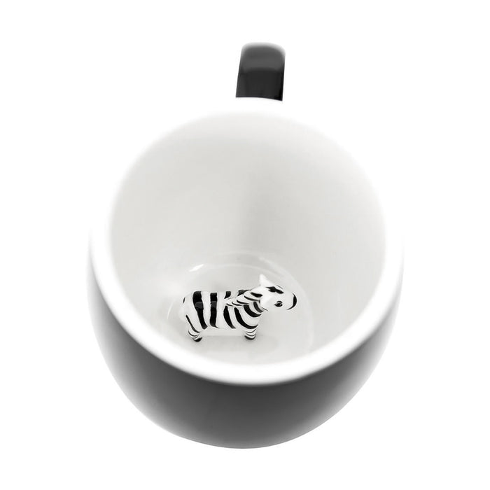 Peek Inside Gift Mug With 3D Zebra Inside