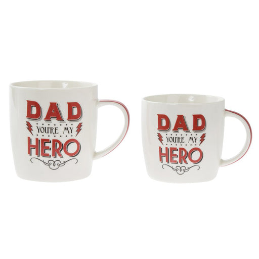 Dad You're My Hero Gift Set For Men Red