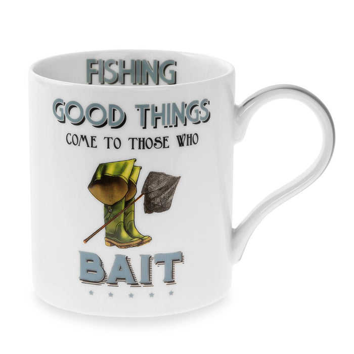 Fishing Mug Gift For Men Good Things Come To Those Who Bait