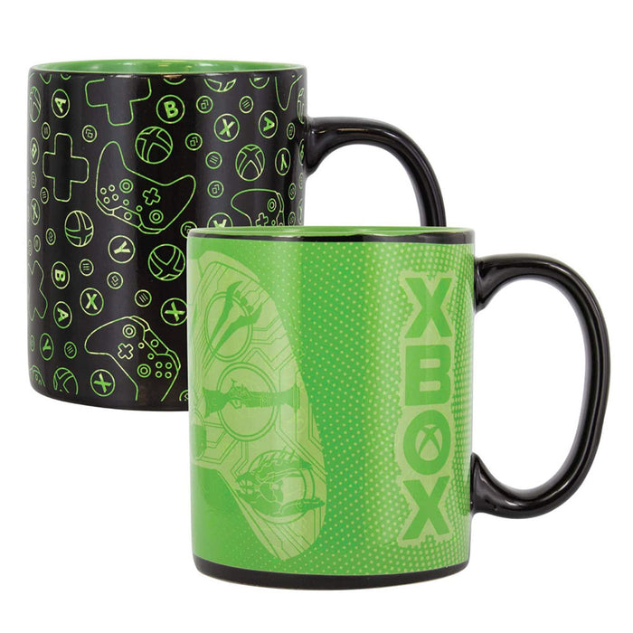 Xbox Heat Changing Mug Black and Green