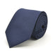 Slim Dark Navy Blue Tie Patterned Polyester