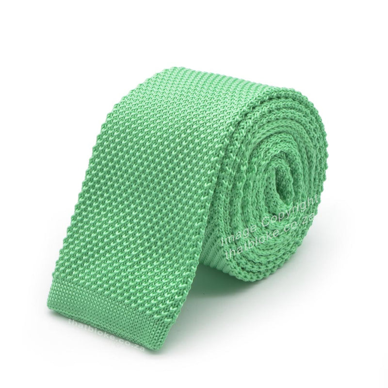 Mint Green Tie Knitted