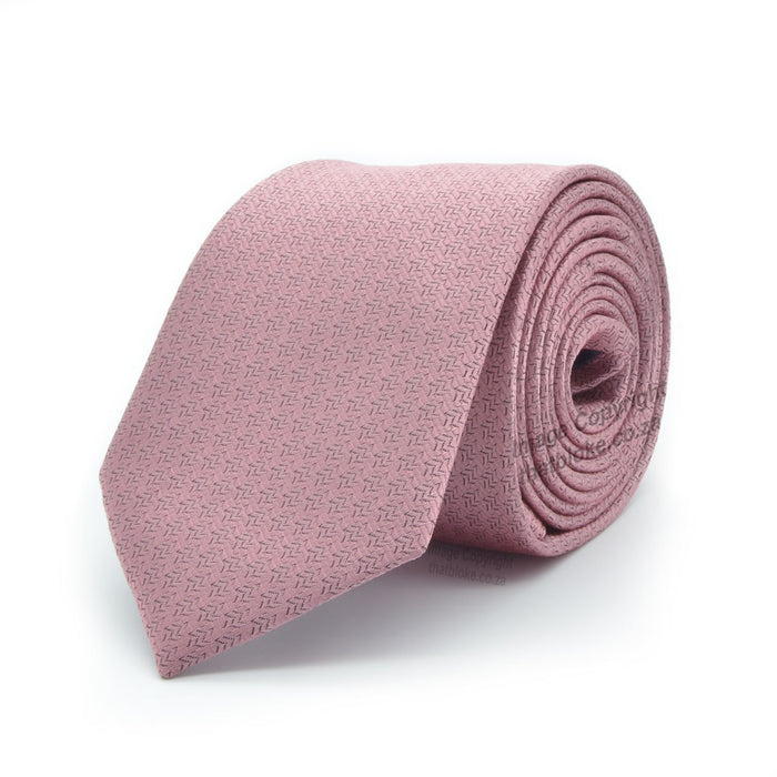 Neck Tie - Pink Dusty Rose (Patterned)