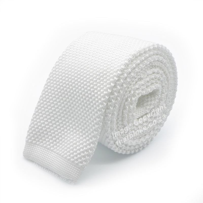 White Tie Knitted