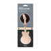 Rockin' Guitar Pizza Cutter Beechwood and Stainless Steel Packaging